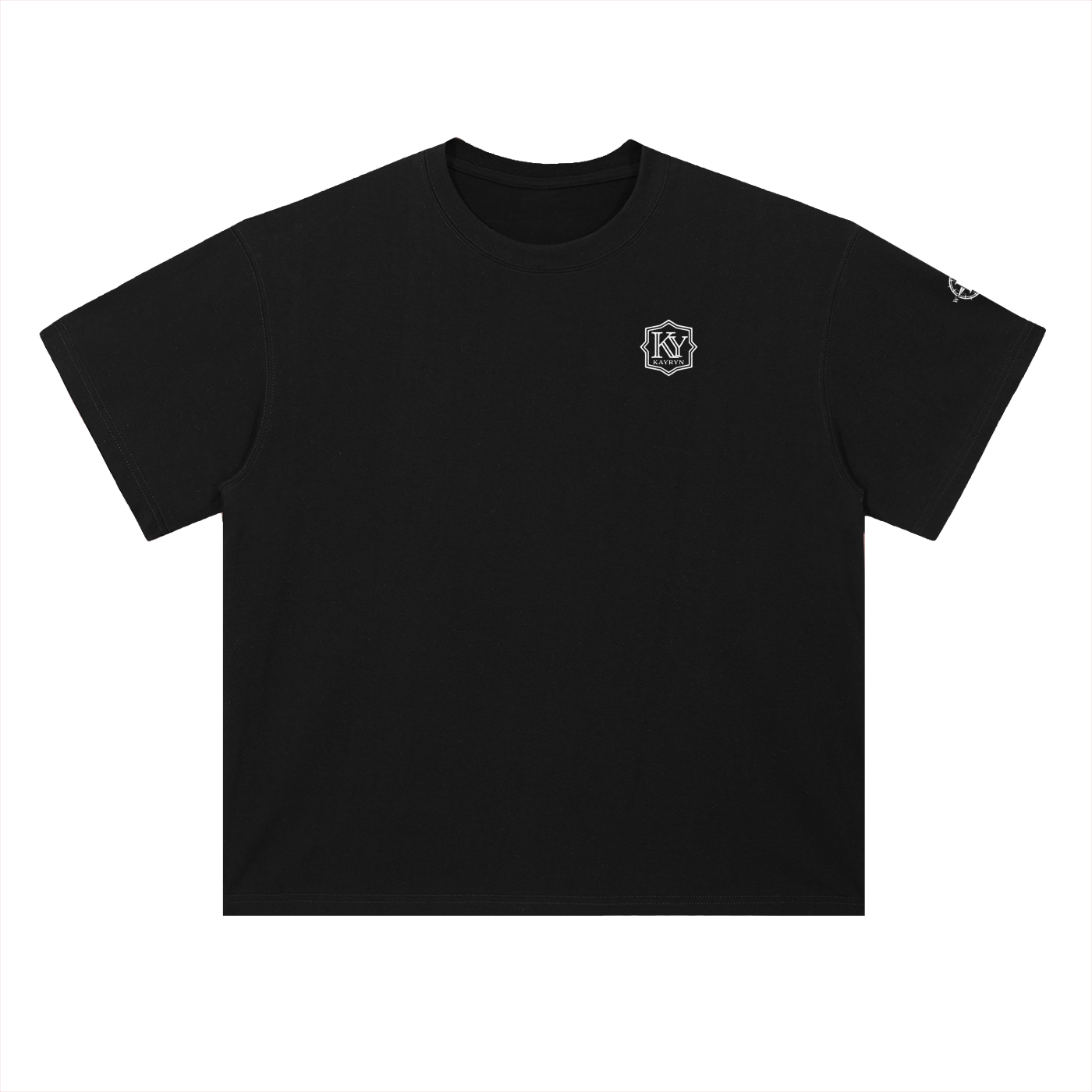 Heavyweight Drop Shoulder Cotton T-Shirt - KAYRYN